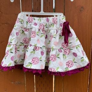 Kickee Pants Marigold Corduroy Skirt Size 6-12 M